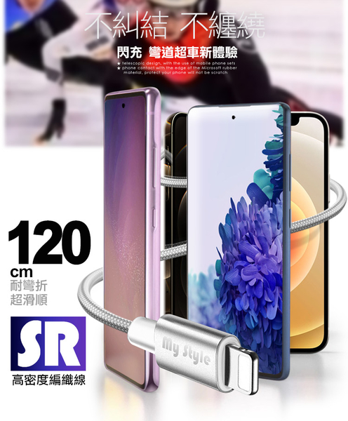 HANG 三代氮化鎵65W 黑色+MyStyle高密編織線Type-C to Lightning iphone/ipad充電線120cm product thumbnail 9