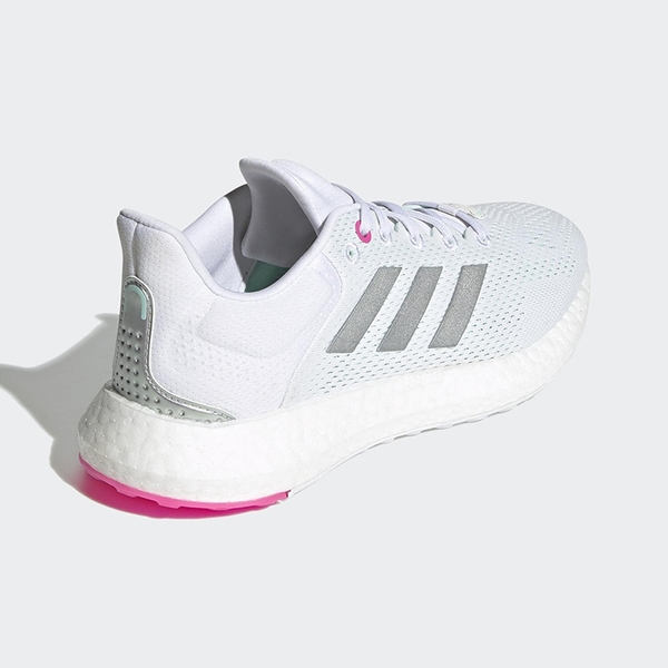 ADIDAS PUREBOOST 21 女鞋 慢跑 BOOST中底 避震 網布 透氣 白 銀 粉【運動世界】GY5097 product thumbnail 4