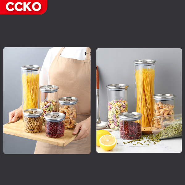 CCKO 耐熱玻璃儲物罐 1700mL 密封罐 咖啡豆保存 麵條罐 product thumbnail 8