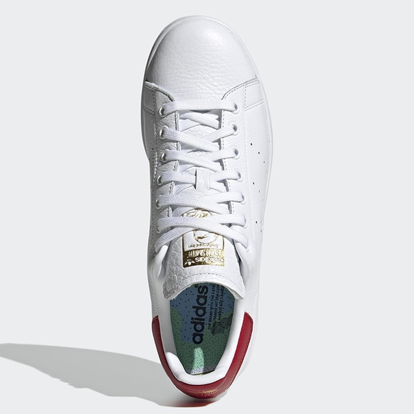 【現貨】Adidas Stan Smith 女鞋 休閒 金標 鴛鴦 草莓 白 紅【運動世界】 FY9202 product thumbnail 7