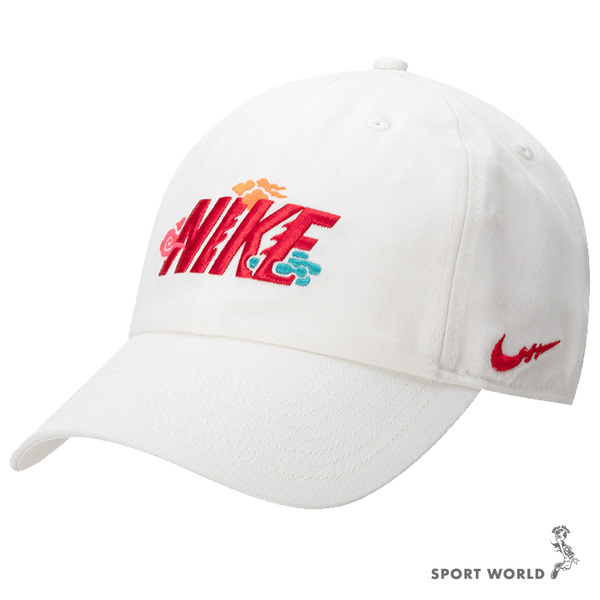 Nike 帽子 老帽 刺繡 CNY 龍年 新年 白【運動世界】FZ6784-133