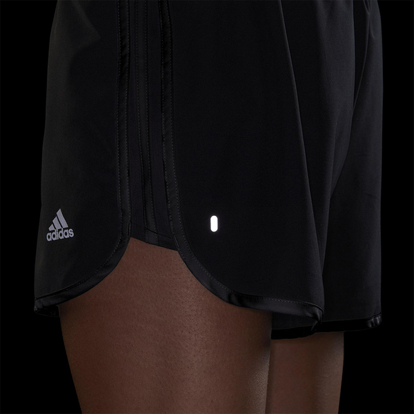 Adidas AEROREADY 女裝 短褲 慢跑 訓練 吸濕排汗 口袋 內裡褲 反光 黑【運動世界】GK5259 product thumbnail 6