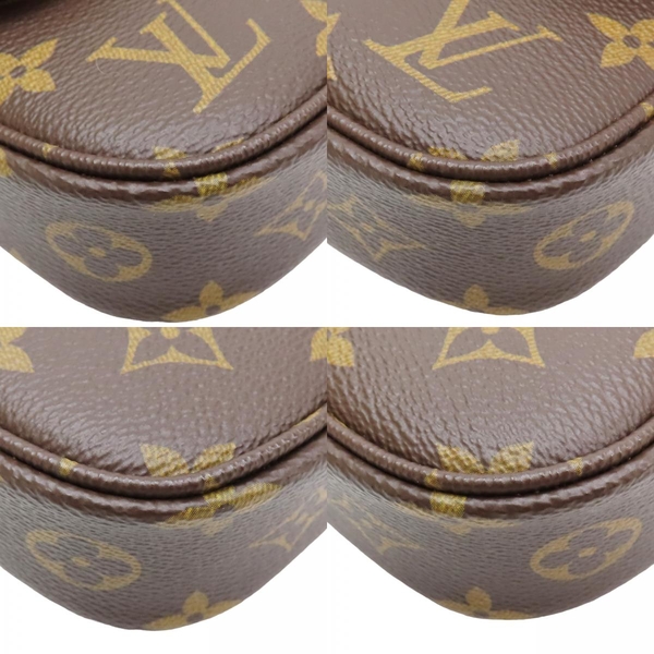 【二手名牌BRAND OFF】LOUIS VUITTON LV 路易威登 棕色 原花  帆布 Wallet on Chain Ivy 單肩包 M81911 product thumbnail 10