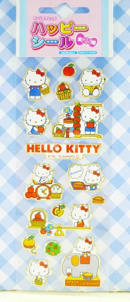【震撼精品百貨】Hello Kitty 凱蒂貓~KITTY貼紙-大象