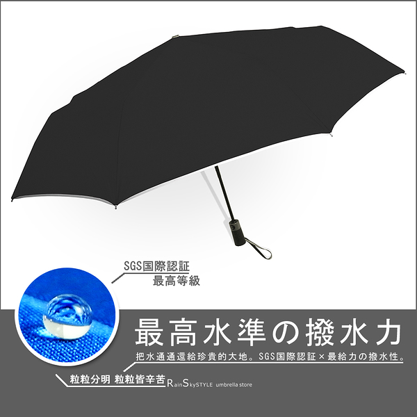 【RainSKY】SWR-45吋機能自動傘-SGS最高認證/ 傘 雨傘 UV傘 折疊傘 洋傘 陽傘 大傘 抗UV 防風 潑水+1