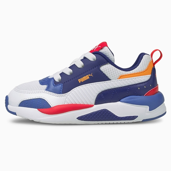 PUMA X-Ray 2 Square 童鞋 中童 休閒 緩震 網布 拼接 白 藍【運動世界】37419206