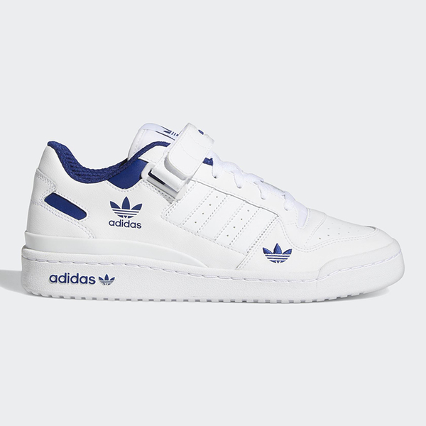 【現貨】ADIDAS FORUM LOW 男鞋 休閒 魔鬼氈 皮革 經典 白 藍【運動世界】H01673 product thumbnail 2