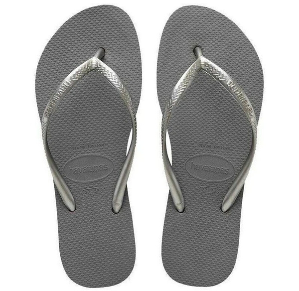 havaianas 哈瓦士 巴西人字拖 女款 Slim flatform 2公分 灰 厚底 拖鞋 夾腳拖 海灘鞋【南風百貨】