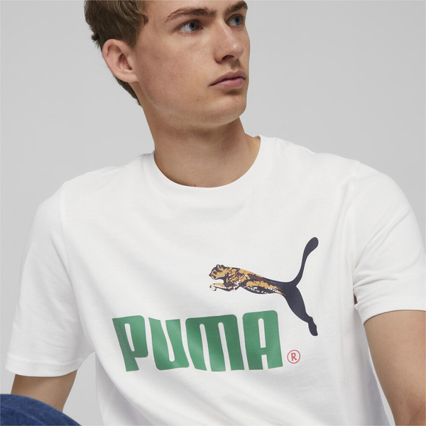 PUMA 短T 流行系列 NO.1 白綠 75周年 短袖 T恤 中性 62218202 product thumbnail 6
