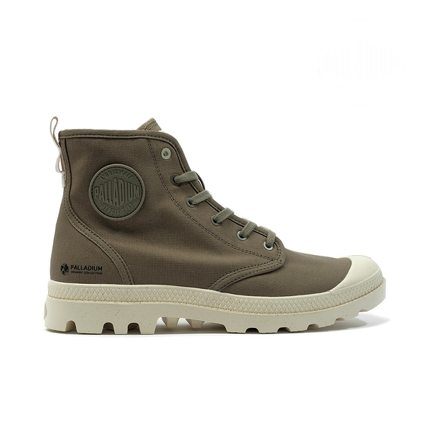 palladium pampa hi zip organic 拉鍊 有機棉 休閒靴 休閒 79101-308 墨綠色 中性碼