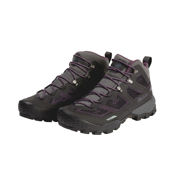 【MAMMUT 長毛象 女 Ducan Mid GTX 中筒登山健行鞋《幻影黑》】3030-03551/機能鞋/登山鞋 product thumbnail 2