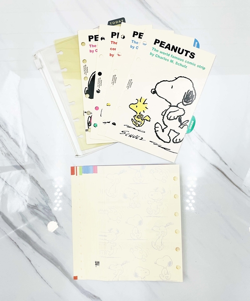 【震撼精品百貨】史奴比Peanuts Snoopy~史奴比 六孔補充內頁-走路*26780