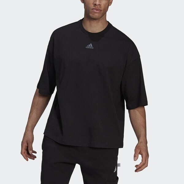 Adidas M Formal Looset [HK4483] 男 短袖 上衣 運動 休閒 寬鬆 舒適 簡約 愛迪達 黑