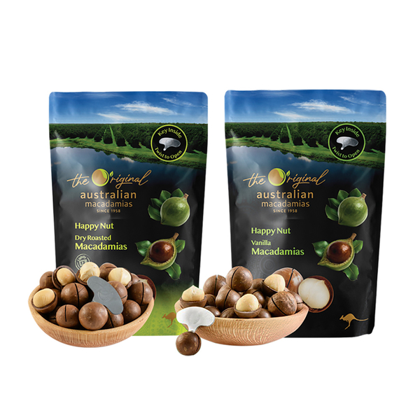 MACADAMIAS AUSTRALIA 澳洲帶殼夏威夷火山豆(225gx5包)(BO0159)