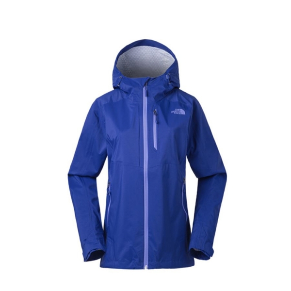 【The North Face 女 DryVent防水外套《藍》】3GIM/防水外套/衝鋒衣/防風外套/保暖外套 product thumbnail 2