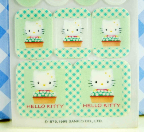 【震撼精品百貨】Hello Kitty 凱蒂貓~KITTY貼紙-香水貼紙-綠花盆(丹尼爾) product thumbnail 2