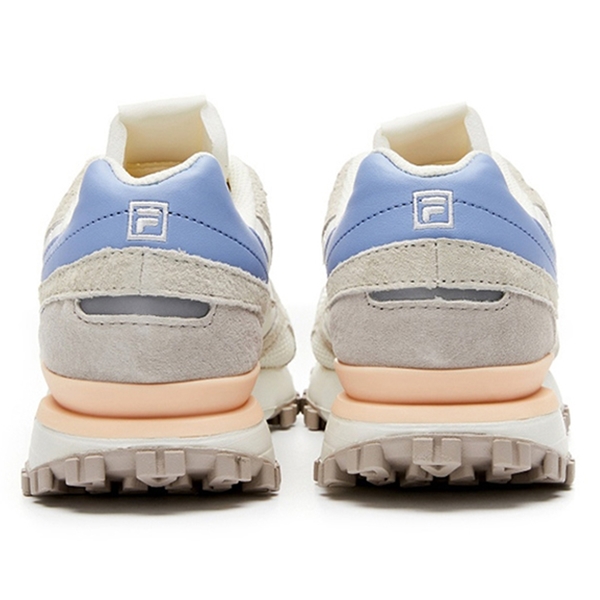 【現貨】FILA ZAGATO 女鞋 休閒 復古 BTS 老爹鞋 韓版 麂皮 米 粉藍【運動世界】4-C624U-912 product thumbnail 6