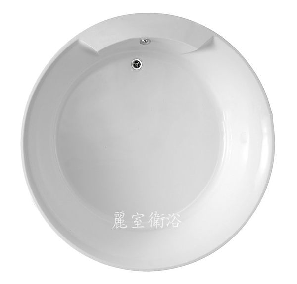 【麗室衛浴】BATHTUB WORLD YG388 壓克力正圓造型浴缸 180*H58CM