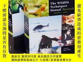 二手書博民逛書店The罕見Wildlife Techniques Manual: