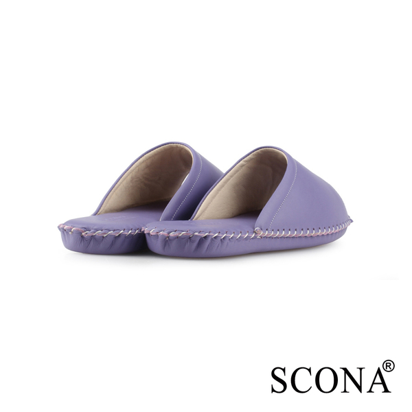 SCONA 蘇格南 全真皮 手縫舒適室內鞋-女款 紫色 9993-4 product thumbnail 5