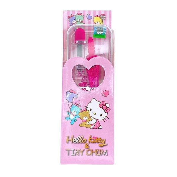 小禮堂 Hello Kitty 盒裝圓規組 (粉小熊款) 4713791-954907