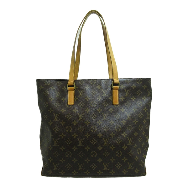 【二手名牌BRAND OFF】LOUIS VUITTON LV 路易威登 原花 PVC塗層帆布 Cabas Mezzo 大天心 托特包 M51151