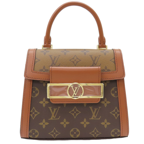 【二手名牌BRAND OFF】LOUIS VUITTON LV 路易威登 原花 PVC塗層帆布 Dauphine Capitale 肩背包 M46751