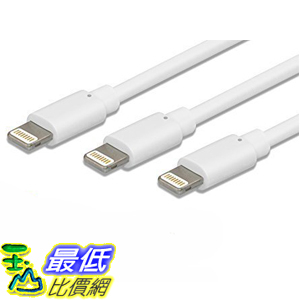 [美國直購 iphone 認證線3入裝] Budget&Good 3 Pack 6 Ft Long Lightning to USB Data Transfer Charging and Syncing Cable