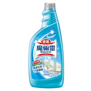 花王 魔術靈 玻璃清潔劑(更替瓶)-檸檬香 500ml【康鄰超市】
