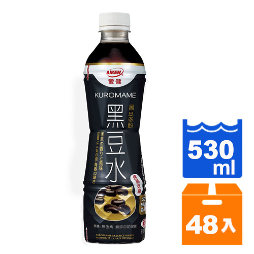 愛健黑豆水530ml(24入)x2箱【康鄰超市】