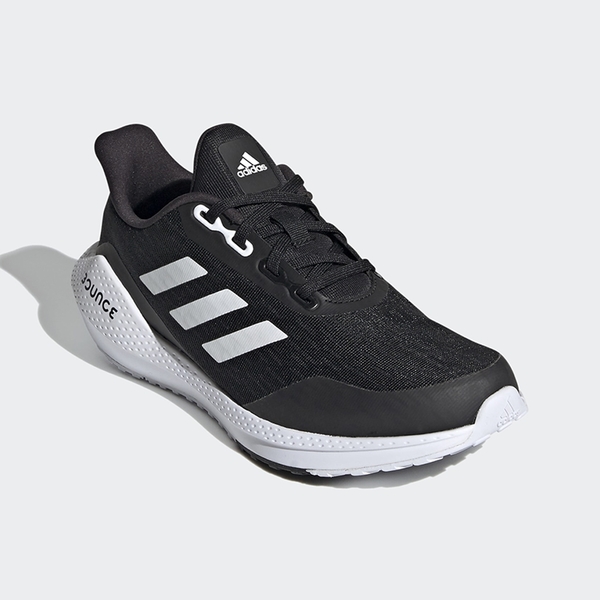 ADIDAS EQ21 RUN 女鞋 大童 慢跑 休閒 Bounce中底 緩衝 透氣 黑【運動世界】FX2248 product thumbnail 4