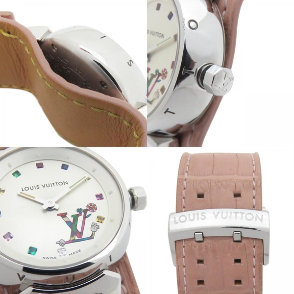 【二手名牌BRAND OFF】LOUIS VUITTON LV 路易威登【再降價】Tambour 500 村上隆石英錶 Q12130 product thumbnail 8