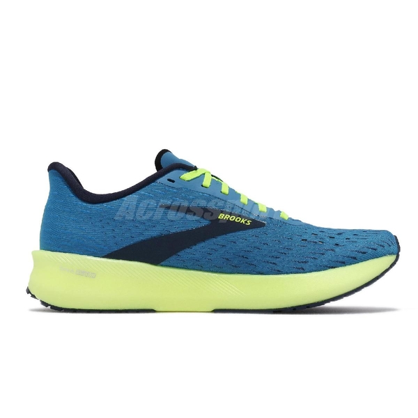 Brooks 慢跑鞋 Hyperion Tempo 太陽神 男鞋 藍 黃 訓練型跑鞋【ACS】 1103391D491