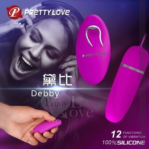 無線遙控 跳蛋 情趣用品 Pretty Love‧Debby 黛比 無線遙控12段變頻激活長震動跳蛋 買送潤滑液