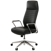 特力屋 總裁皮革高背椅/辦公椅/扶手椅/電腦椅 高級頭層牛皮材質 型號HLC-3315L