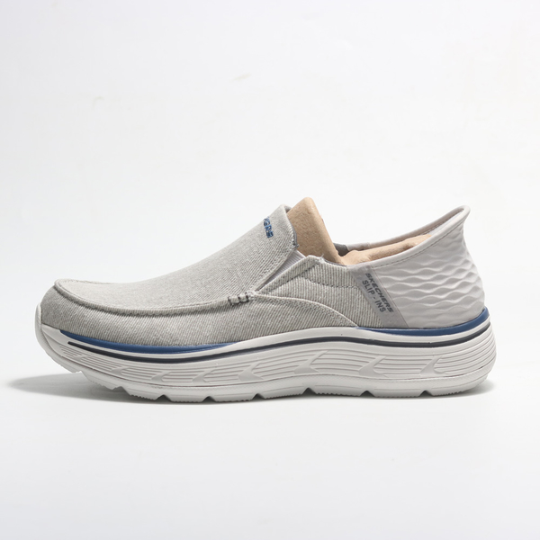 SKECHERS 休閒鞋 REMAXED 淺灰 牛仔布 瞬穿 健走鞋 男 204839GRY product thumbnail 4