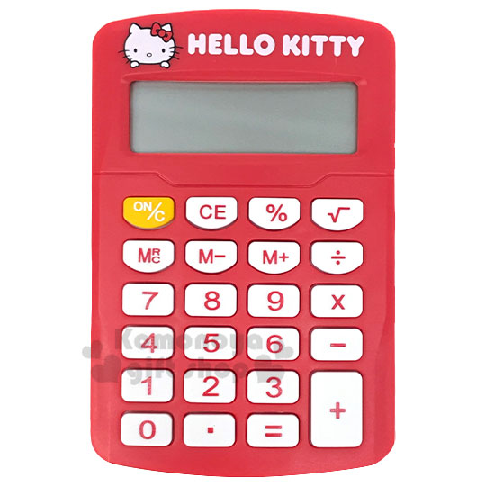 小禮堂 Hello Kitty 迷你攜帶型計算機《2款隨機.粉/紅》8位元.事務用品 4710884-959535 product thumbnail 3