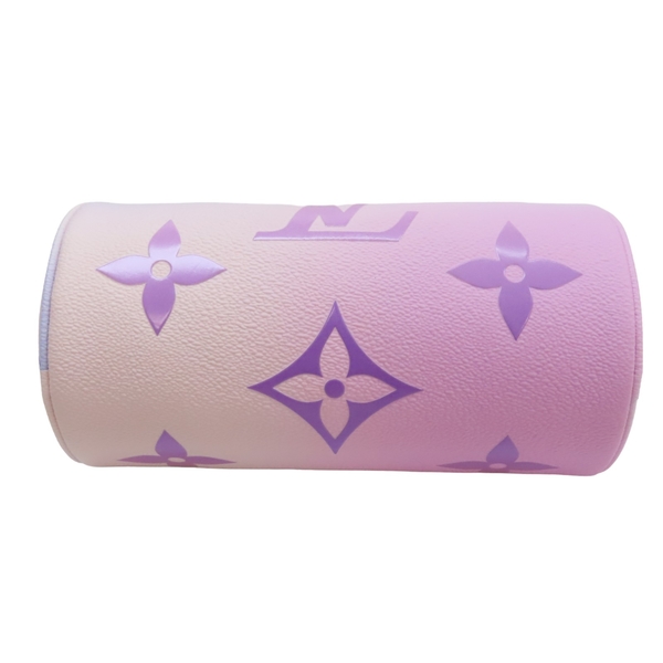 【二手名牌BRAND OFF】LOUIS VUITTON LV 路易威登 紫粉色 塗層帆布 Papillon BB 單肩包 金扣 M46078 product thumbnail 4