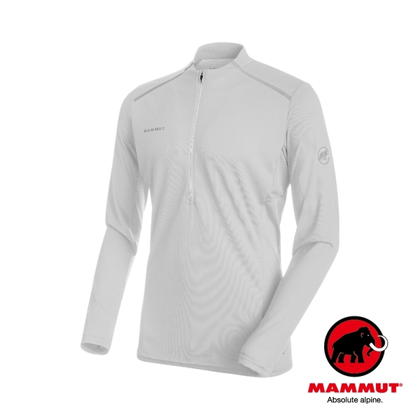 Mammut 長毛象 Atacazo Light Zip Pull Men 長袖排汗衣 男款 大理石白 #1016-00010