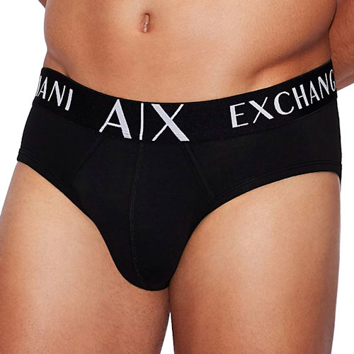 Armani Exchange 男合身三角內褲(黑色)