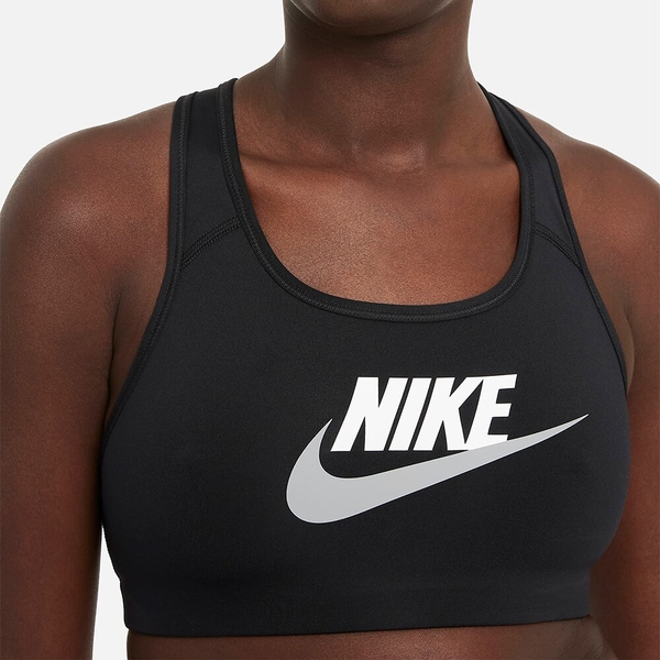 【現貨】Nike Dri-FIT Swoosh 女裝 運動內衣 訓練 中度支撐 可拆襯墊 黑【運動世界】DM0580-010 product thumbnail 5