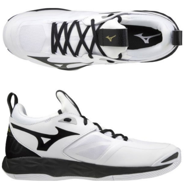 MIZUNO WAVE MOMENTUM 2 男鞋 排球 包覆 ENERZY中底 透氣 耐磨 白【運動世界】V1GA211209 product thumbnail 3