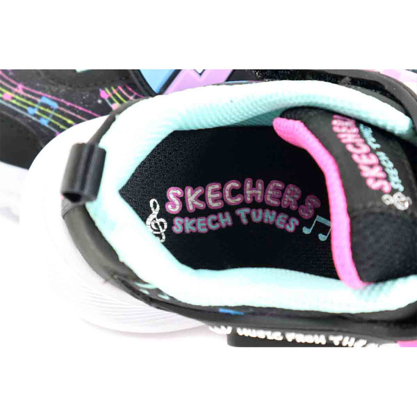 SKECHERS SKECH TUNES 運動鞋 音效鞋 童鞋 黑/彩色 302219LBKMT no714 product thumbnail 8