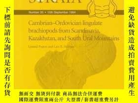 二手書博民逛書店Cambrian-Ordovician罕見Lingulate Brachiopods from Scandinav
