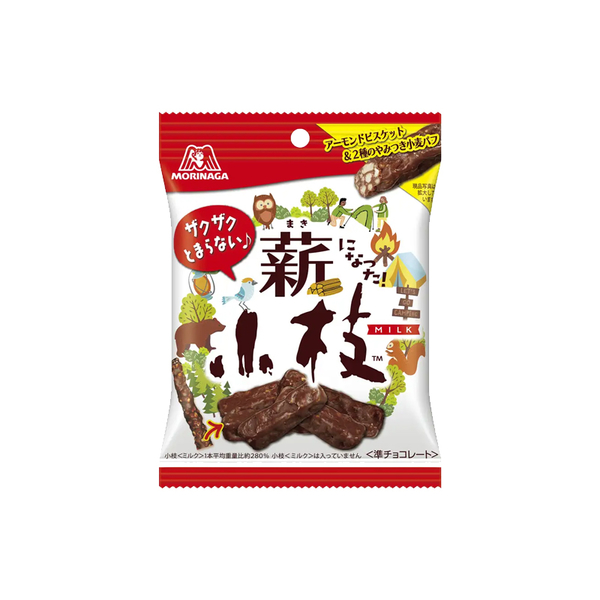 【豆嫂】日本零食 森永 薪小枝巧克力餅乾(巧克力) product thumbnail 2