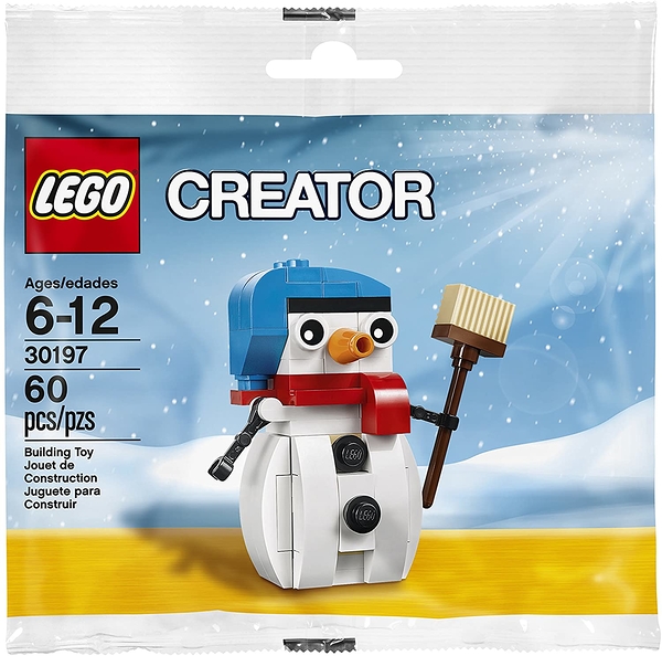 LEGO CREATOR 30197 雪達摩 雪人 塑膠背包