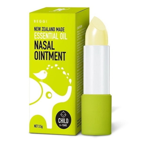 紐西蘭 BEGGI 精油護鼻膏 3.5g 麥蘆卡 鼻精靈 兒童款 通鼻棒 2425
