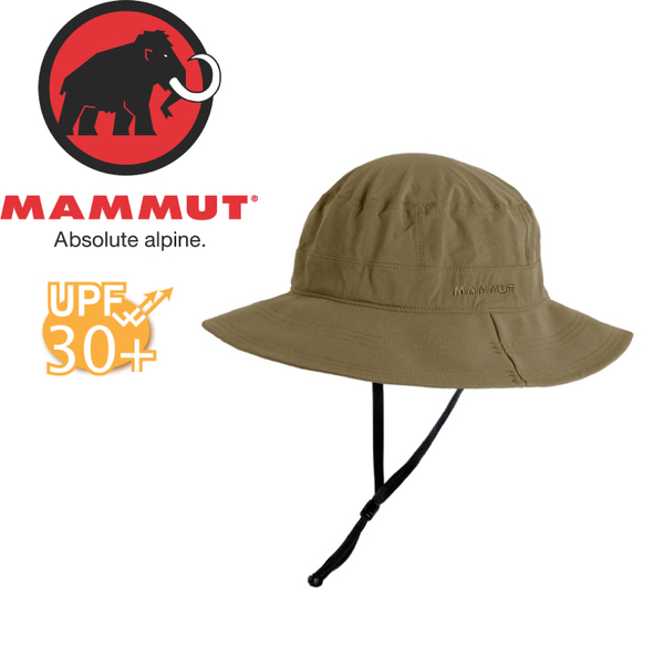 【MAMMUT Runbold Hat 男《白雲石灰》】1191-04611-4531/長毛象/UPF30/圓盤帽/遮陽帽/漁夫帽