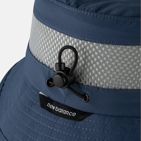 NEW BALANCE 漁夫帽 藍色 網布 透氣 戶外 帽子 LAH21101VTI product thumbnail 3