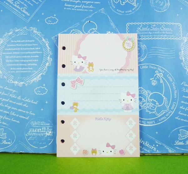 【震撼精品百貨】Hello Kitty 凱蒂貓~補充內頁~三切蝴蝶結【共1款】